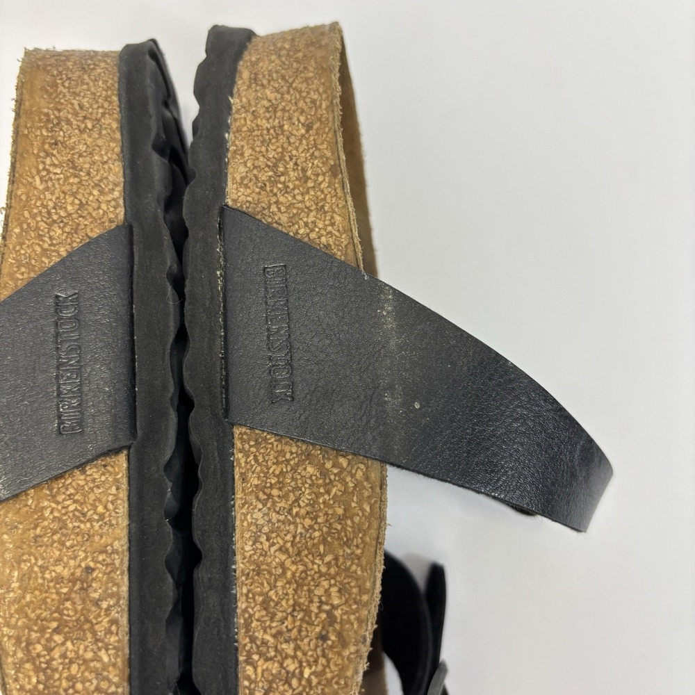 Birkenstock Strappy Mayari Sandals Womens 9 40 Black Leather Comfort Germany - Picture 12 of 13